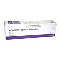 Xylocaine Special Adhesive 10% 15g Tube #1101  (THIS IS A CONTROLLED SUBSTANCE WILL REQUIRE DOCTORS REG. TO PURCHASE THIS PRODUCT)