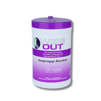 Wipe Out 70% Isopropyl Wipes Cannister 75 Wipes