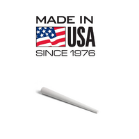 Made In USA Conical Instrument Sharpening Arkansas Stone White 
