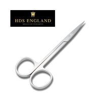 HDS England Iris Scissors Curved 11cm