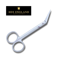 HDS England Angled Spencer Ligature Scissor 11cm