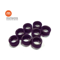 McLaren Dental Silicone Instrument ID Ring Black 200pcs 