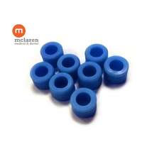 McLaren Dental Silicone Instrument ID Ring Blue 200pcs 