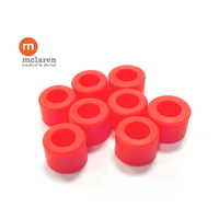 McLaren Dental Silicone Instrument ID Ring Red 200pcs 