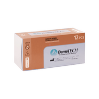 DemeCAPRONE Poliglecaprone Absorbable Suture 4-0 Reverse Cutting 19mm 3/8 70cm Box of 12