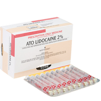 Zizine ATO Lidocaine 2% + Adrenaline 2.2mL 50 x Ampules RESTRICTED PRODUCT FOR DOCTORS USE ONLY 