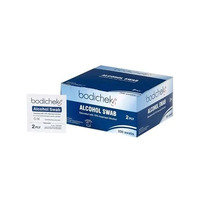 Bodichek 70% Isopropyl Alcohol Skin Cleansing Swabs (Box of 200)
