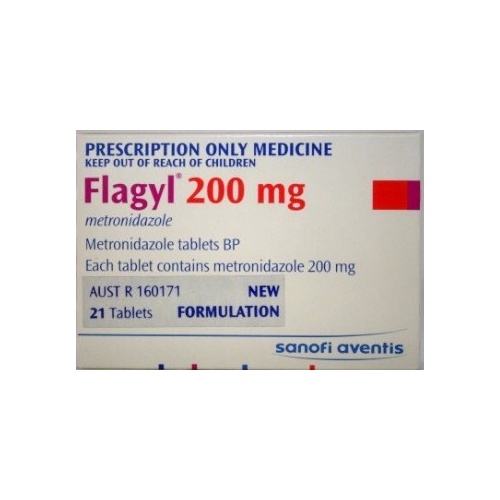 Flagyl Tab 200mg (21pk) (THIS IS A CONTROLLED SUBSTANCE WILL REQUIRE DOCTORS REG. TO PURCHASE THIS PRODUCT)