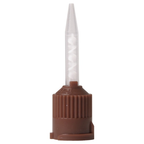 Disposable Mixing Tips Brown 1:1 Core Build Up - 48pcs