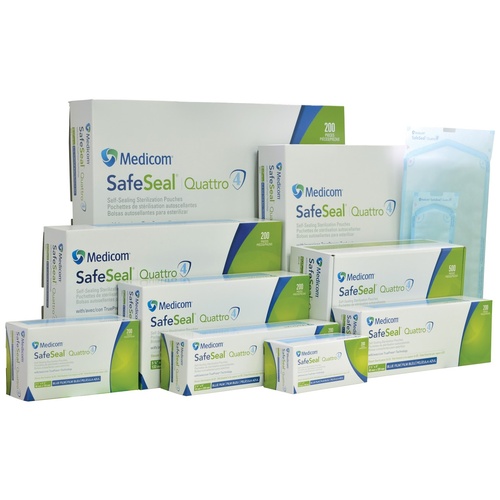 SafeSeal Quattro Sterilization Pouch