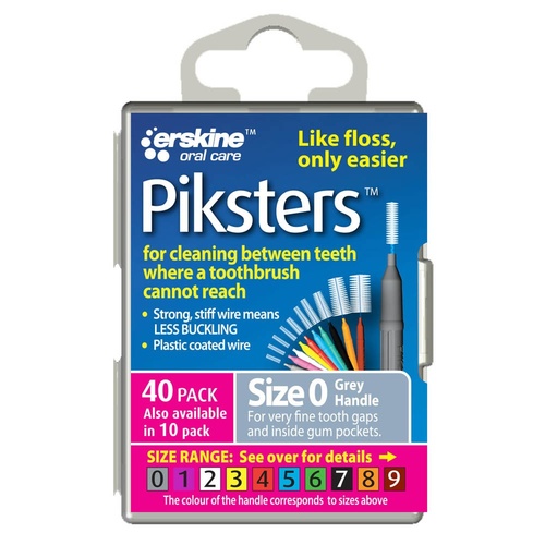 Piksters Interdental Brushes - Clinic 40pk