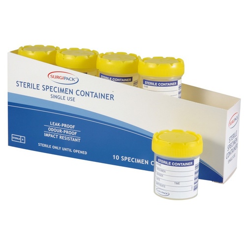 Specimen Containers STERILE (10pk) - #7593