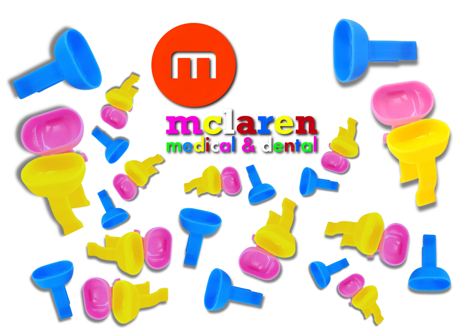 Disposable Prophy Paste Rings Assorted Colours (100pcs)