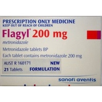 Flagyl Tab 200mg (21pk) (THIS IS A CONTROLLED SUBSTANCE WILL REQUIRE DOCTORS REG. TO PURCHASE THIS PRODUCT)