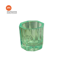 McLaren Dental Green Glass Dappen Dish 12 Pack