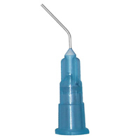 Disposable Pre-Bent ETCH GEL Needle Tips 100pcs - 23G BLUE Luer Lock 