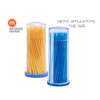 McLaren Dental Micro Applicator Brushes Fine (100pcs)