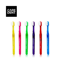 Caredent Soft Junior Toothbrush Dental 6 PACK Assorted 