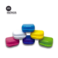 McLaren Dental Mouthguard Case / Box Assorted Colours 12pcs 