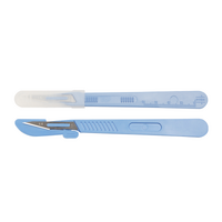Scalpel Handles with Blades Complete 10 Pcs
