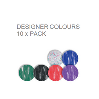 DESIGNER COLOURS 10 PACK 120mm x 4mm Round