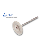 Becht HP Mounted White Goat Hair Polisher Wheel 21mm