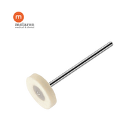 HP Mounted Solid Felt Polisher Wheel 15mm x 5mm 12pcs