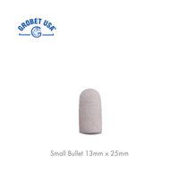 Felt Cone Unmounted Small Bullet 13mm x 25mm 10pcs