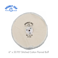 Grobet USA Unstitched Combed Finex Buff 6" x 60 PLY