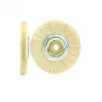 Lathe Brush 50mm White Goat Hair 12pcs