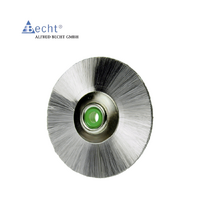 Becht Germany Lathe Brush 51mm Fine Stainless Steel Silver Wire 