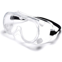 Multigate Vented Goggles, Clear Anti-Fog Protective Goggles 10pc Box 