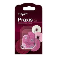 Praxis Finishing & Polishing Discs 85pc Pack Medium 12.7mm