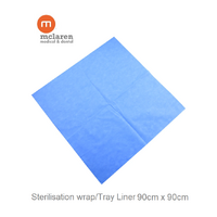 McLaren Dental Sterilization Wrap 100pcs 90cm x 90cm