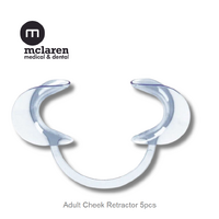 McLaren Dental Large (ADULT) Joined Disposable Double Cheek Retractor 5pcs