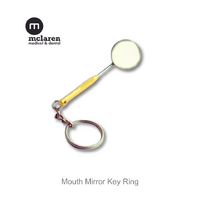 Dental Mouth Mirror Key Ring 