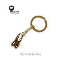 Gold Tooth Key Ring 