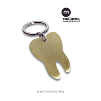 Brass Tooth Key Ring