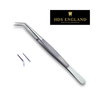 HDS England London College Tweezers Serrated 16cm
