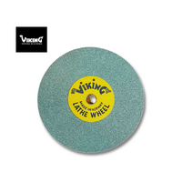 Viking Green Lathe Wheel 3" x 3/16' Soft 240 (Grit A) 75mm x 4.75mm