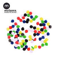 McLaren Dental Endo Stops - 120 Assorted Colours