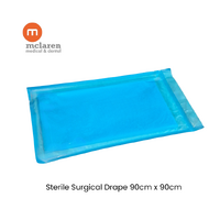 Surgical Drapes Impervious Blue 90cm x 90cm STERILE 10pcs