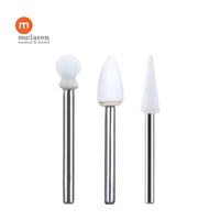 McLaren Dental White Arkansas Finishing Stone FG (High Speed) 12pcs
