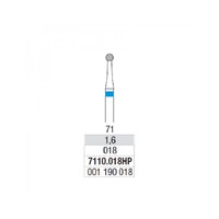 EDENTA CARBIDE CUTTER ROUND CROSS CUT BLUE 7110.018HP