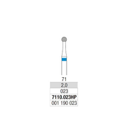 EDENTA CARBIDE CUTTER ROUND CROSS CUT BLUE 7110.023HP