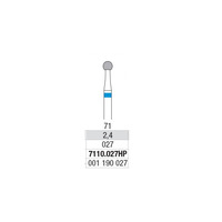 EDENTA CARBIDE CUTTER ROUND CROSS CUT BLUE 7110.027HP