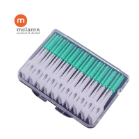 Interdental Silicone Brushes Green Medium / Large (2mm-4mm) 200pcs