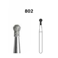 FG Diamond Bur 802 M Round with Collar