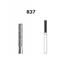 FG Flat End Cylinder Diamond Bur 837 M Pack of 5