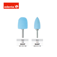 Edenta Acrylic Polisher Blue HP for Polishing Denture Acrylics 12 pcs